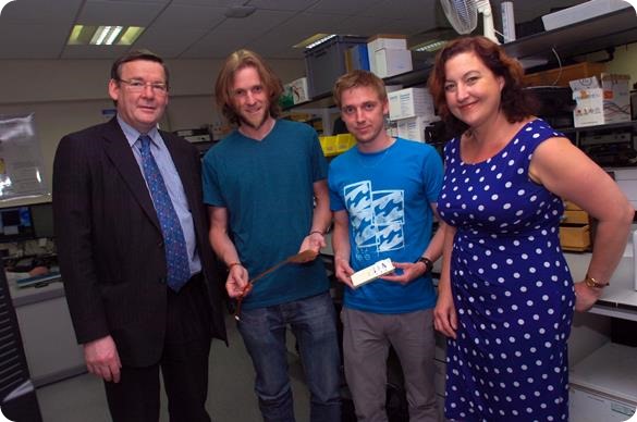 European scientists have teamed up with clinicians from Sheffield to develop new treatments for people with bladder problems.From left Prof Christopher Chapple with Sabìniano Roman, Martin Slovak and Michelle Battye