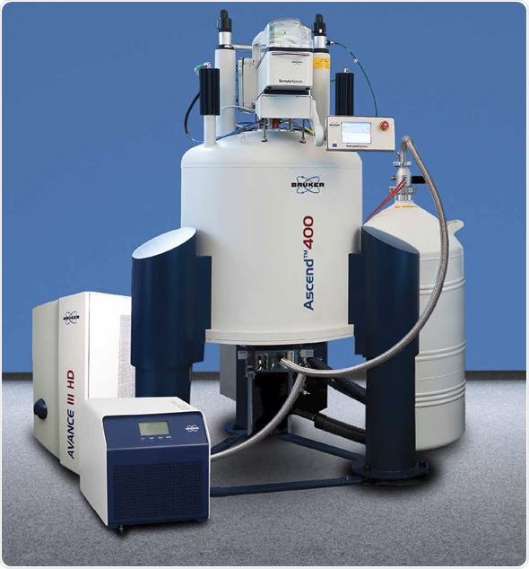 Nanobay 400 HD with BCU SmartCooler™, Prodigy BBO CryoProbe, SampleXpress™ and Ascend 400 MHz NMR magnet.