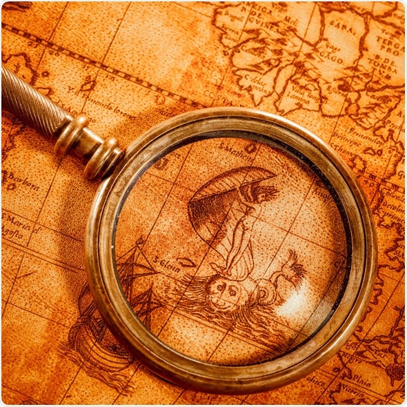 Ancient old books and magnifying glass - Image Copyright: Andrey Armyagov / Shutterstock