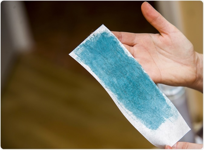 Used Wax Strip. Image Credit: By Trybex / Shutterstock