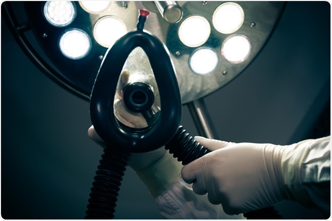 Anesthesia in a clinic operating room. Image Credit: Herzstaub / Shutterstock