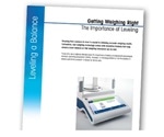 METTLER TOLEDO’s new paper highlights importance of leveling to meet weighing accuracy