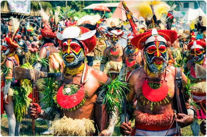 Traditional Enga cultural show in Wabag, Papua New Guinea. Image Credit: Michal Knitl / Shutterstock