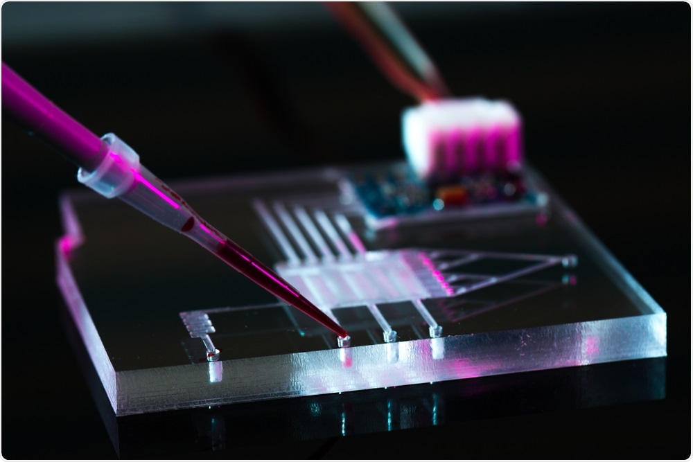 Microfluidics system - by science photo