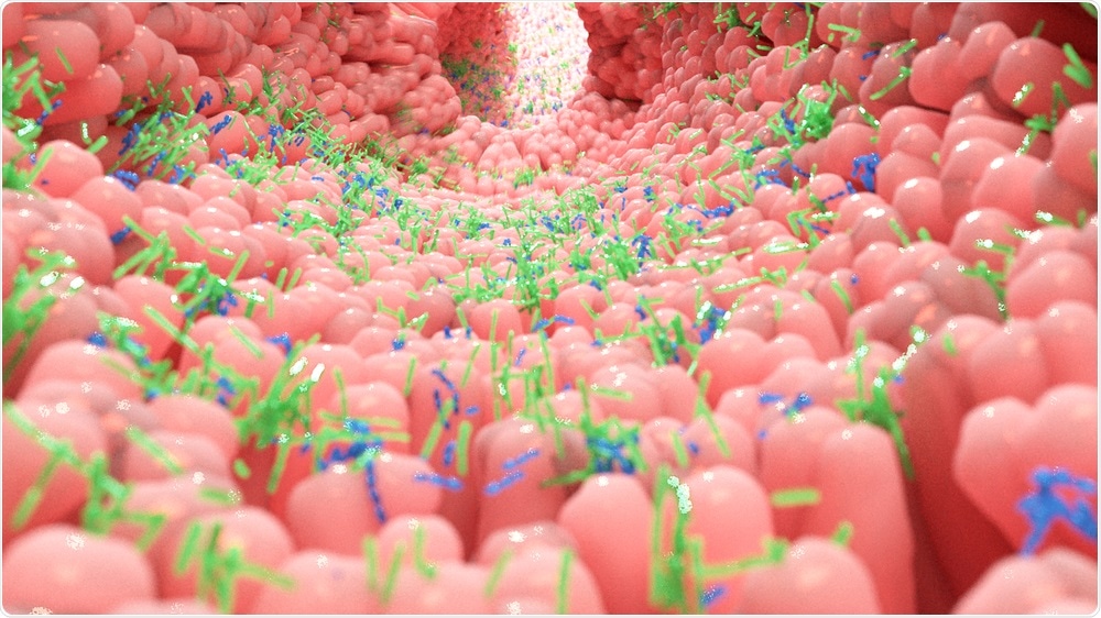 The microbiome - an illustration by Alpha Tauri 3D Graphics