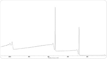 XPS survey spectrum from PEG-coated PP.
