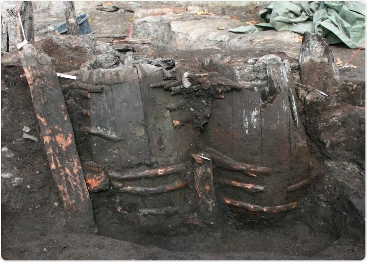 Ancient latrines. Image Credit: Søe et al (2018)