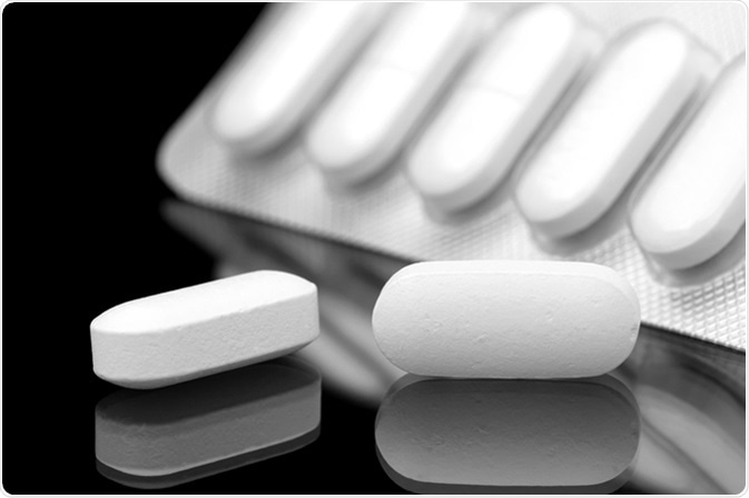 Paracetamol tablets. Image Credit: pelfophoto / Shutterstock