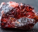 Scientists say cavities within garnet appear to be formed by microbes