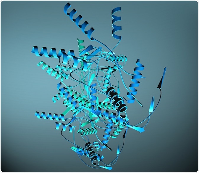 Illustration of protein structure - by Promotive