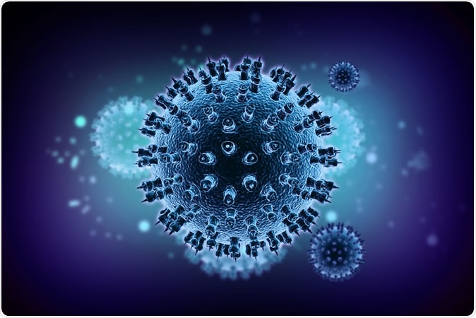 3d rendered illustration of Herpes Virus. RAJ CREATIONZS / Shutterstock