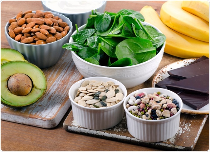Some foods high in Magnesium. Image Credit: bitt24 / Shutterstock