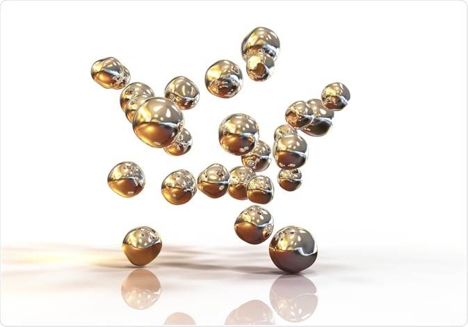 Gold nanoparticles can be used to enhance Raman spectroscopy