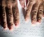 World's smallest handheld Braille device for the blind