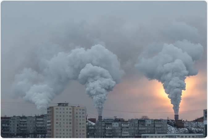 Air pollution associated with high risks for birth defects. Image Credit: Shaijo / Shutterstock