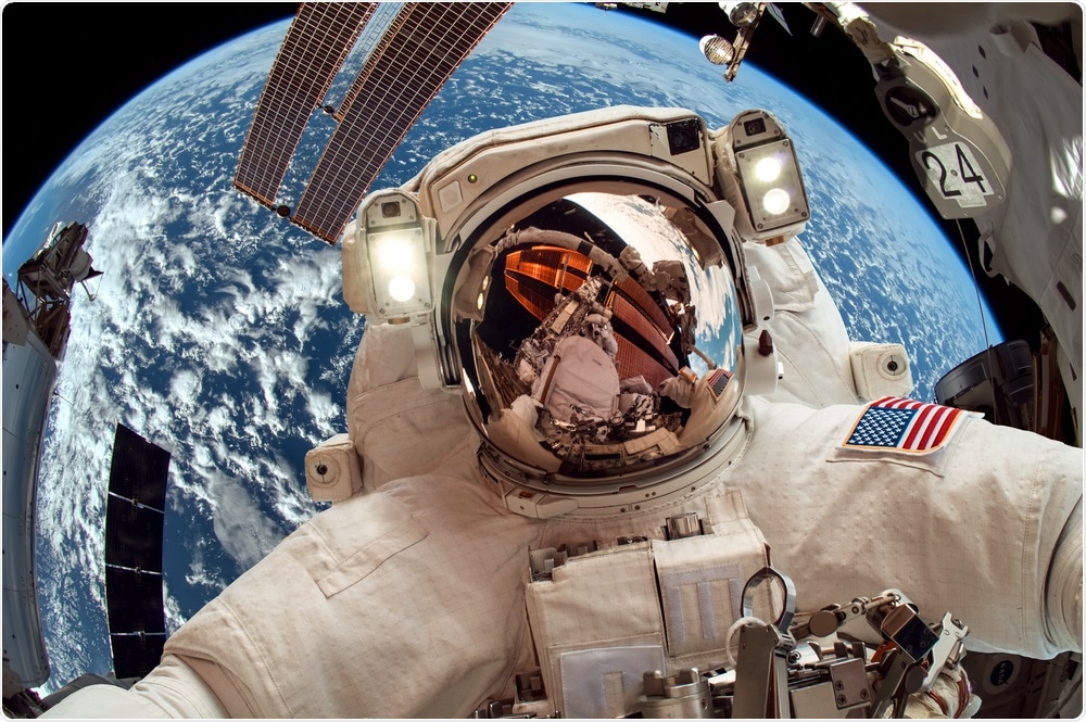 Astronaut on the international space station