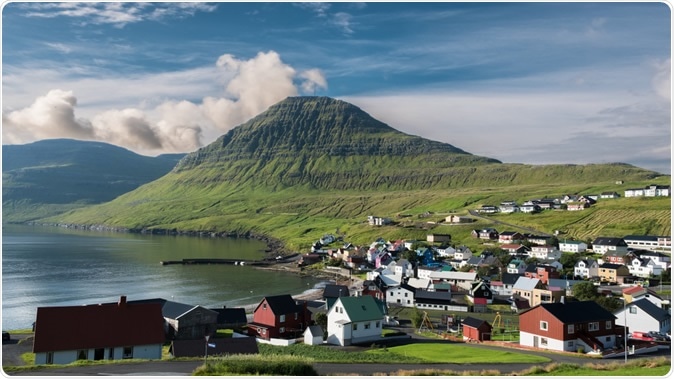 Faroe islands village Sydrugota. Image Credit: Leos Mastni / Shutterstock