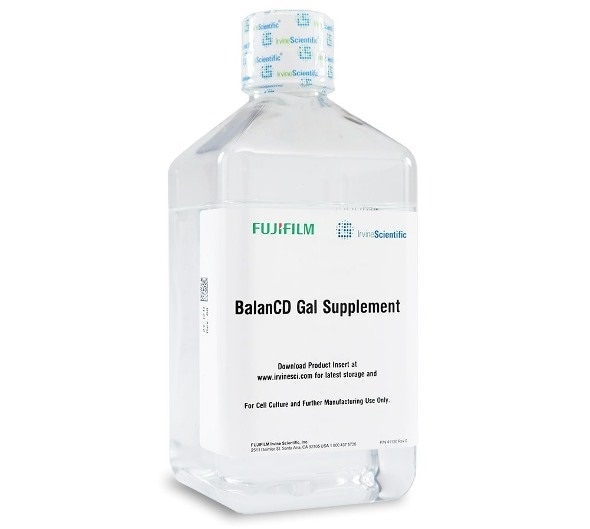 FUJIFILM Irvine Scientific introduces BalanCD Gal Supplement for biotherapeutic development