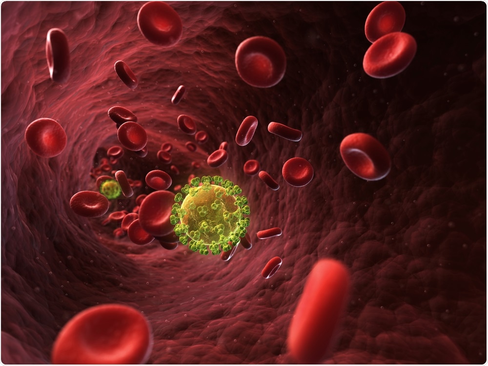 HIV in the bloodstream