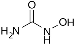 Hydroxyurea Chemical Structure.