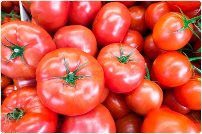 Tomatoes are a natural source of lycopene. Image Credit: Supapun Narknimitrung / Shutterstock.com