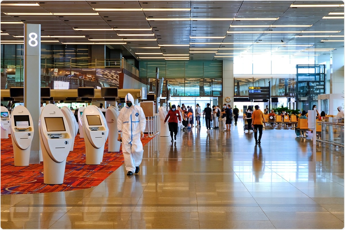 Singapore Jun 2020 Covid-19. Changi Airport. Image Credit:  kandl stock / Shutterstock
