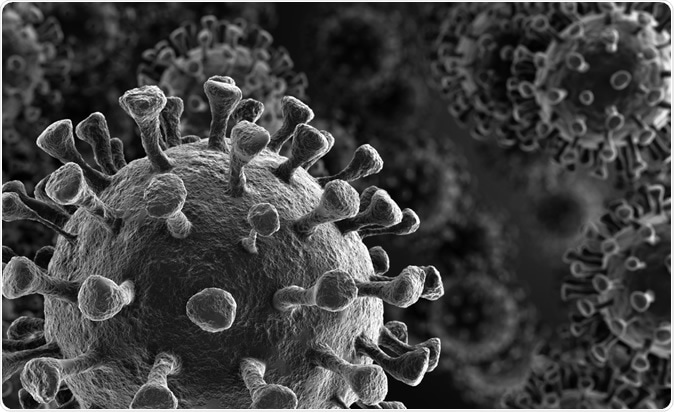 Coronavirus 2019-nCov, 3d illustration. Creativeneko / Shutterstock
