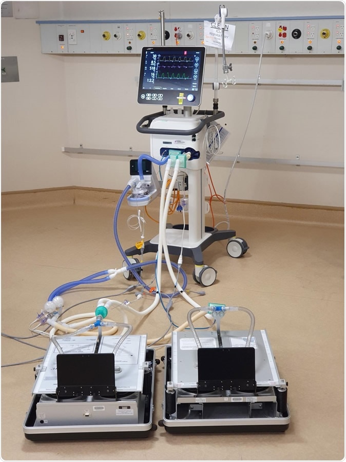 Image of successful research in ventilator splitting. Image Credit: Monash University
