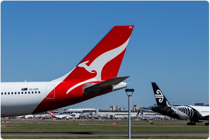 Qantas and Air New Zealand aircraft. Image Credit: aiyoshi597 / Shutterstock