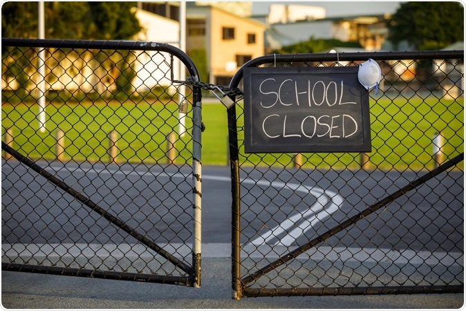 School closed, Gold Coast QLD, Australia. Image Credit: Zorro Stock Images / Shutterstock