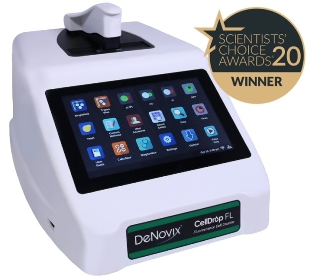 DeNovix CellDrop™ automated cell counter wins best new life science product award