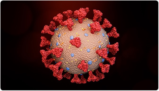 Protéine de pointe sur le virus SARS-CoV-2