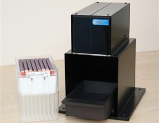 2D-barcoded NMR tube scanner