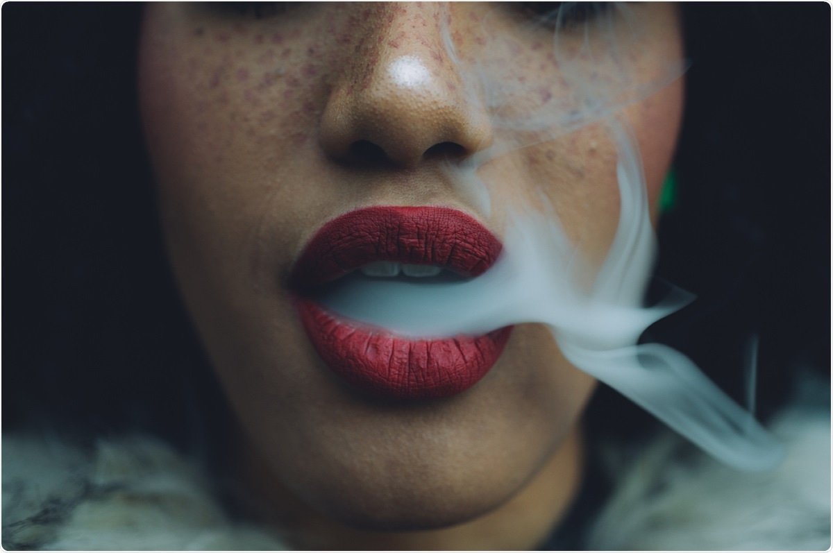 Étude : Association entre le fumage de la jeunesse, la consommation de cigarettes électronique, et la maladie 2019 de coronavirus. Crédit d