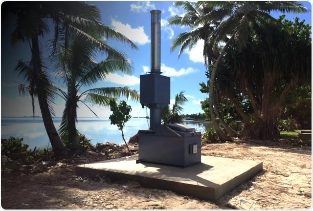 Inciner8 unit in the South Pacific.