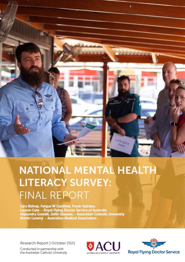 New report highlights the importance of improving mental health literacy