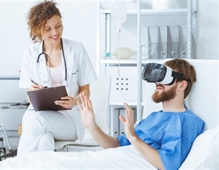 Exercises using virtual reality to relieve COVID breathlessness