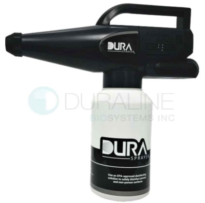 DuraSprayerII cordless fogger/aerosol disinfector