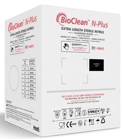 BioClean™ N-Plus BNPS: Sterile nitrile cleanroom glove
