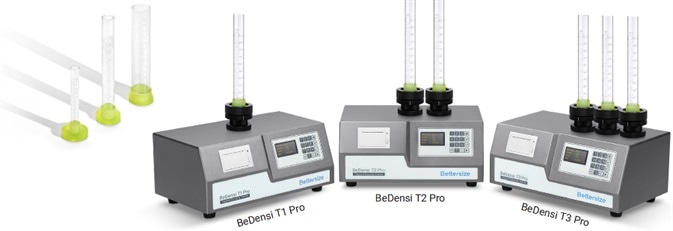 Standardized tapped density testing for pharmaceutical powders