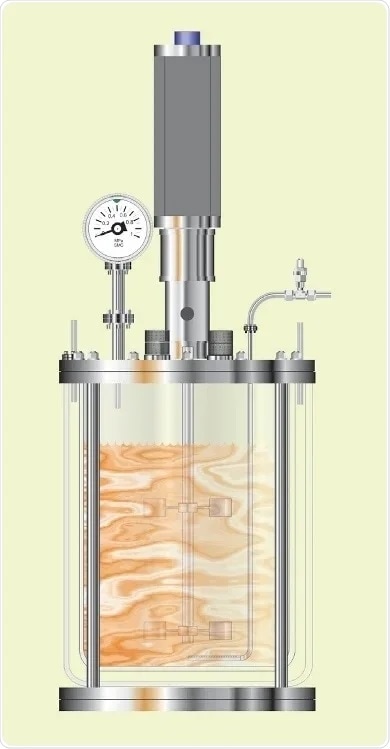 Typical benchtop bioreactor.