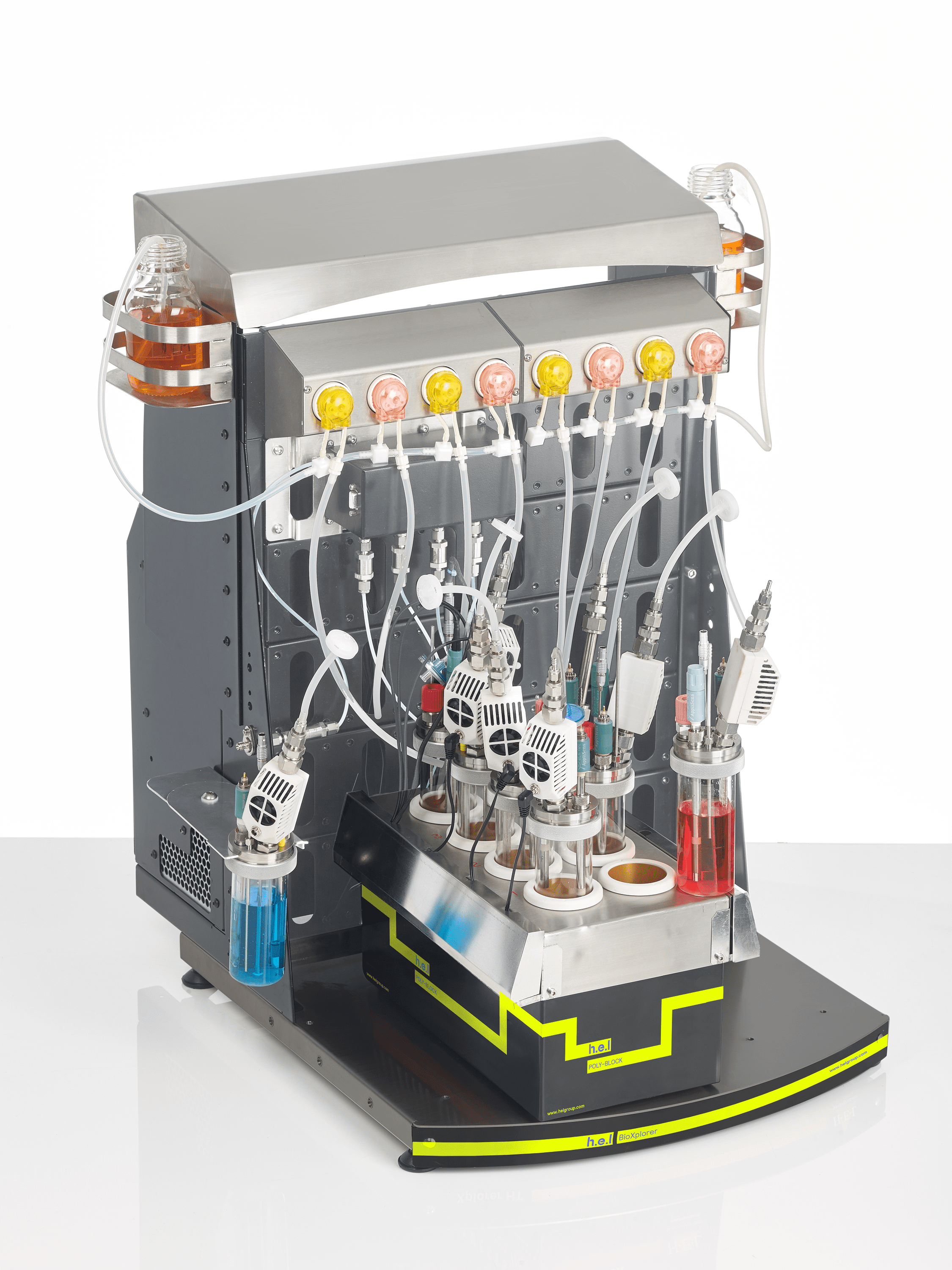 BioXplorer 100: A Bench-Top, 8 Bioreactor, Automated Parallel Biotechnology Platform