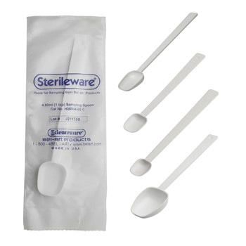 Double-Bagged Long-Handle Sampling Spoons: Sterileware