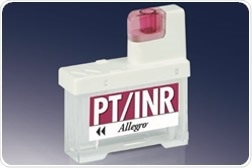 PT/INR, <8-minutes assay, 5.0-μL capillary blood.