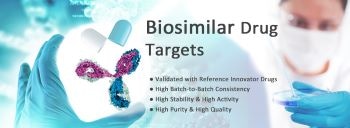 Antigens and Fc receptor proteins for biosimilar drug targeting