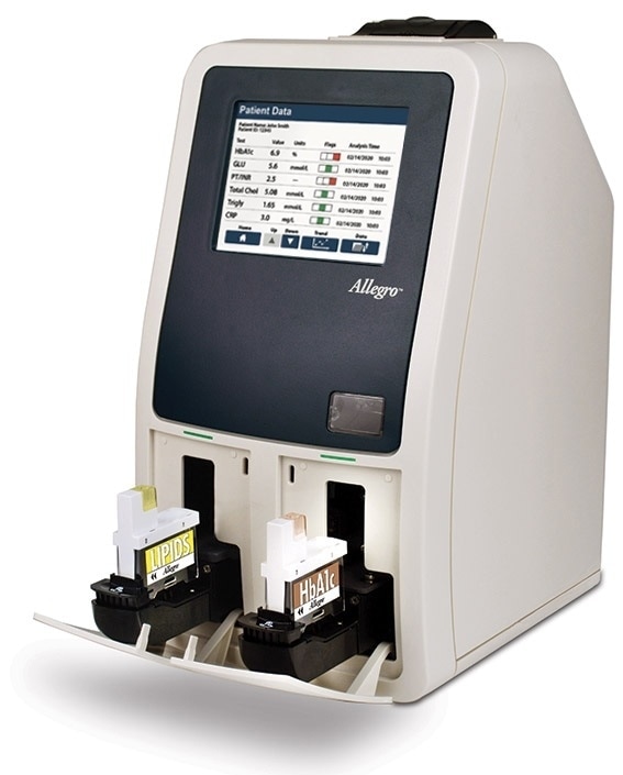 Allegro: Fast and simple capillary blood analysis