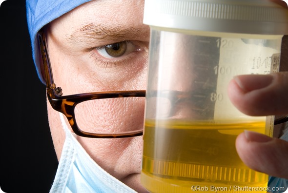 Doctor urine sample