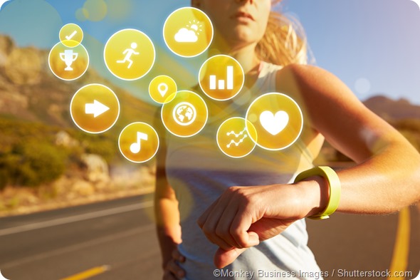 Fitness tracker icons