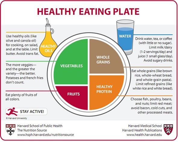 Harvard Healthy Easting Plate