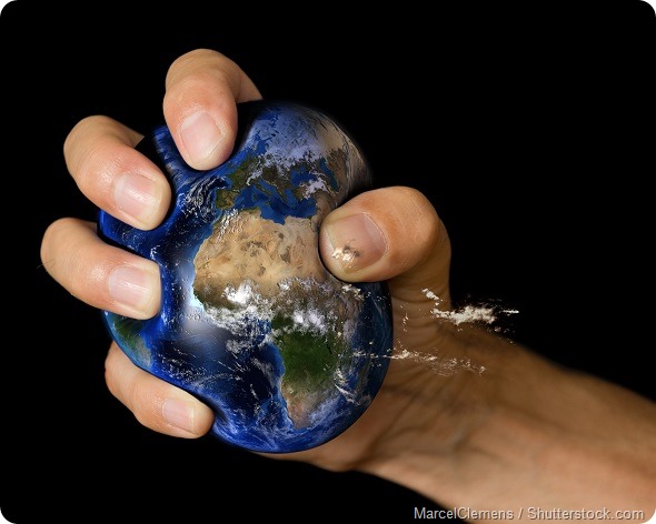 Planet earth human impact